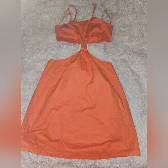 Cotton Candy Dresses | Cotton Candy La Cutout Dress | Color: Orange | Size: L | Rosebtq2016's Closet
